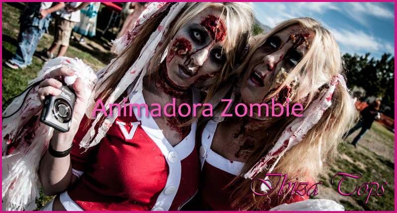 Animadora zombie Disfraces Halloween sexys Ibizatops